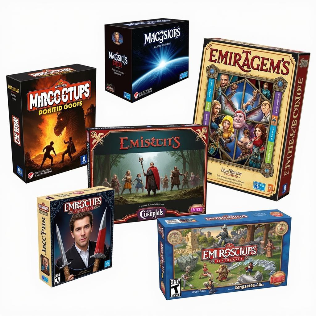 Different Board Games for Five Players