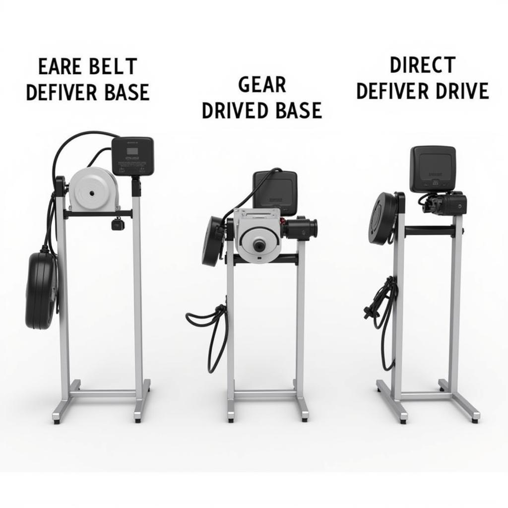 Comparison of different force feedback bases