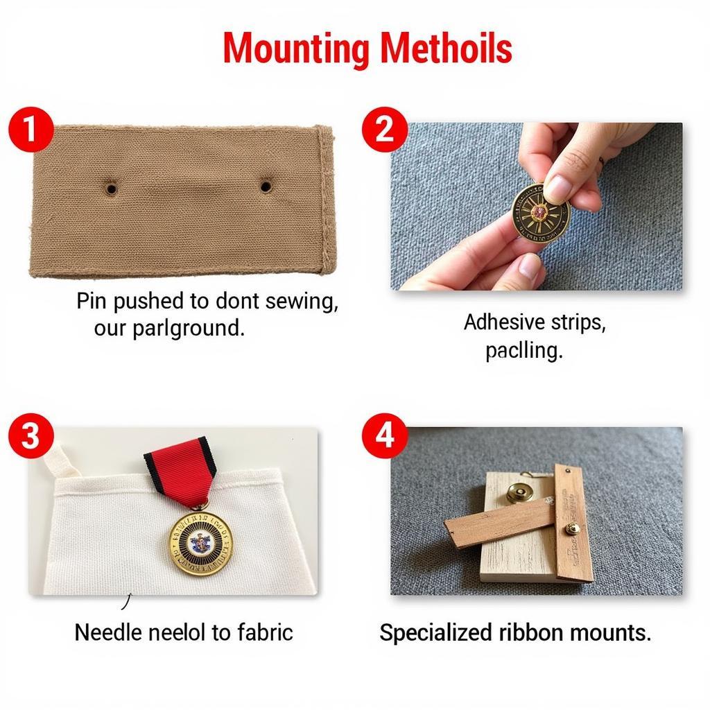 Various Medal Mounting Methods for Shadow Boxes