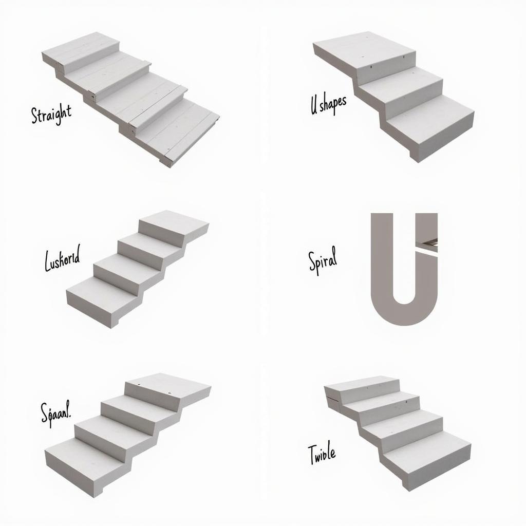 Different Modular Stair Configurations