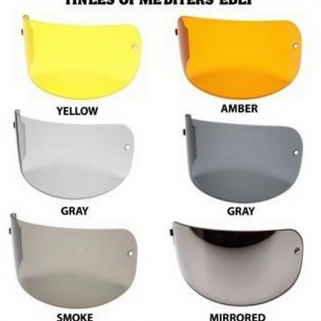 Different NHL Visor Tints