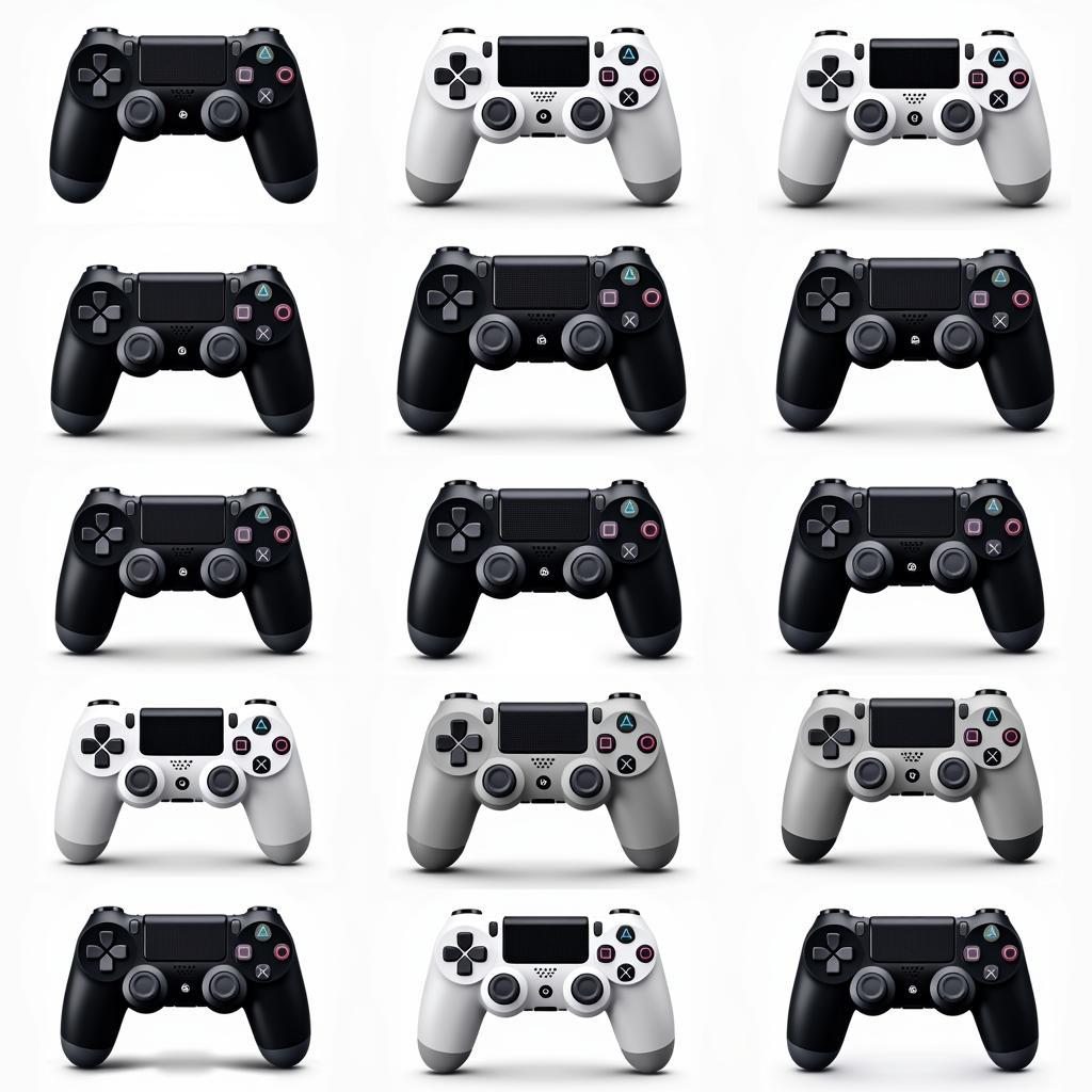 Different PS4 Controller PNG Styles