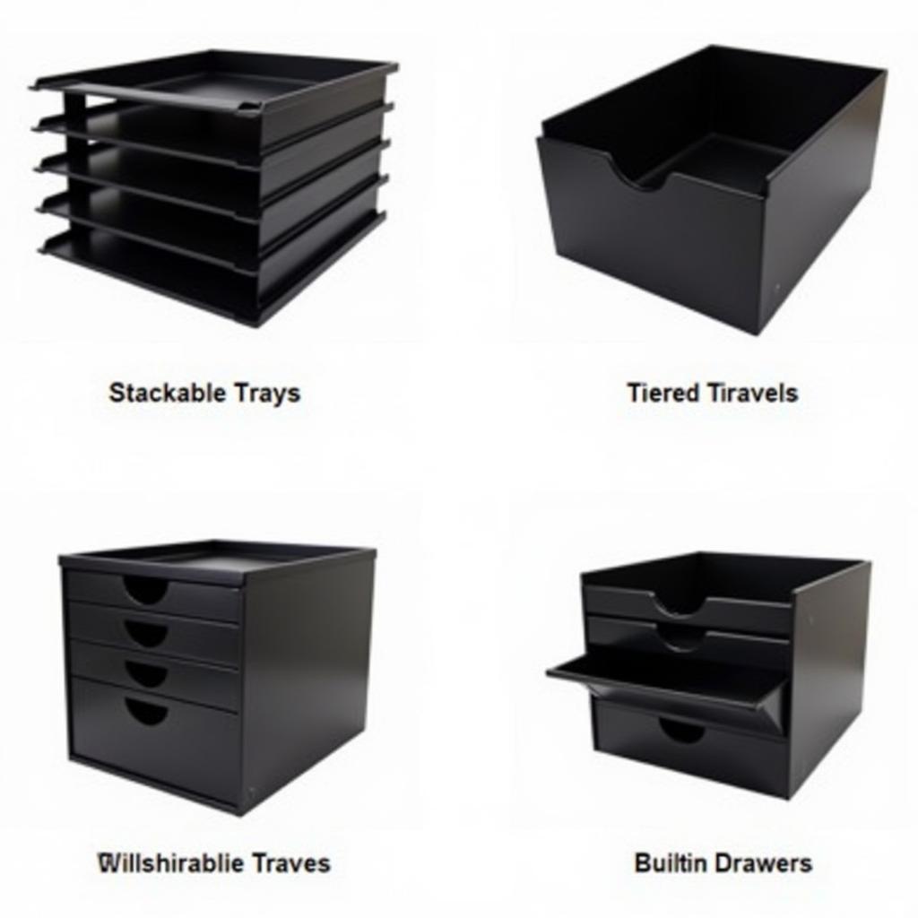 Different Types of Black File Trays