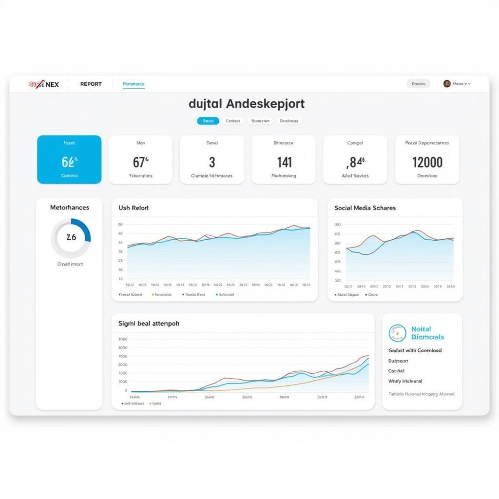 Performance Analytics Dashboard for Digital Annual Report