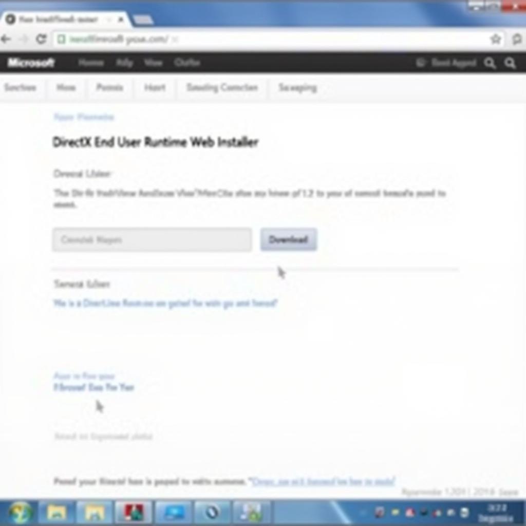 DirectX End-User Runtime Web Installer