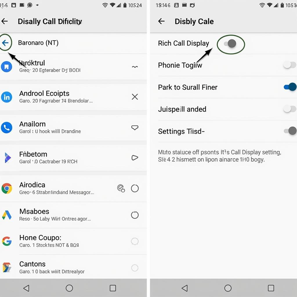 Disabling Rich Call Display on Android Phones