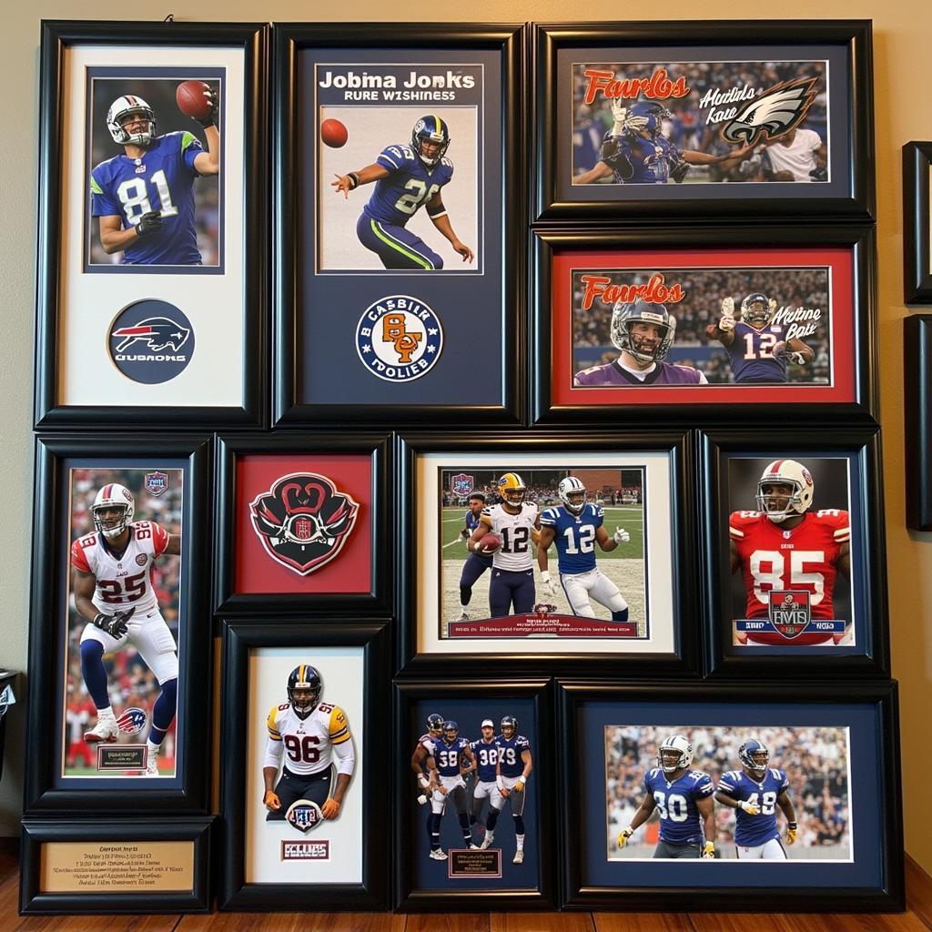 Showcasing a Collection of Completed NFL Diamond Art Projects