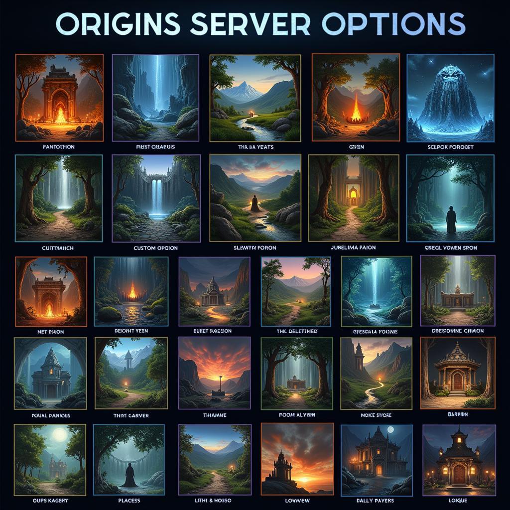 Diverse Origins Server Options