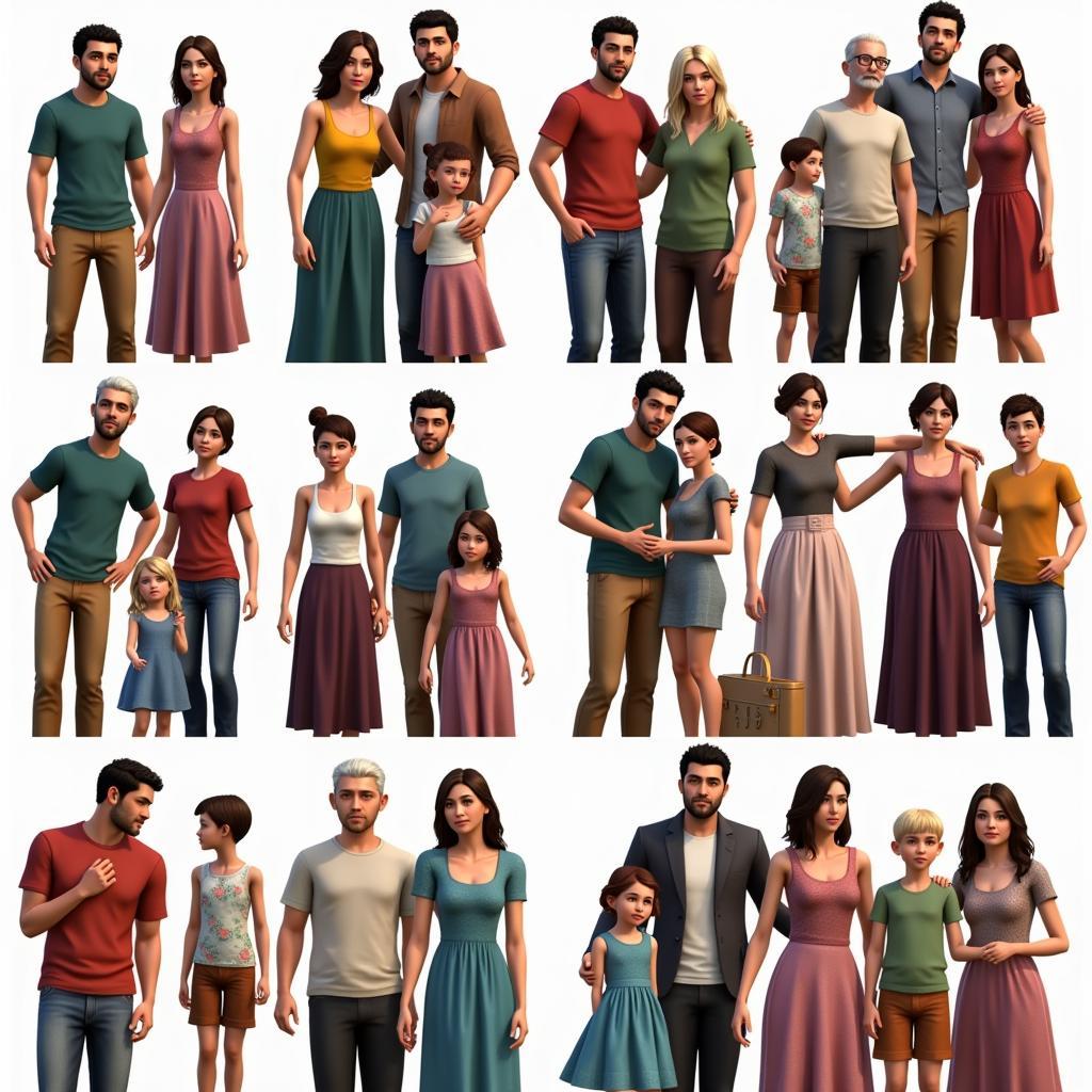 Diverse Sims Families Generated by a Tool