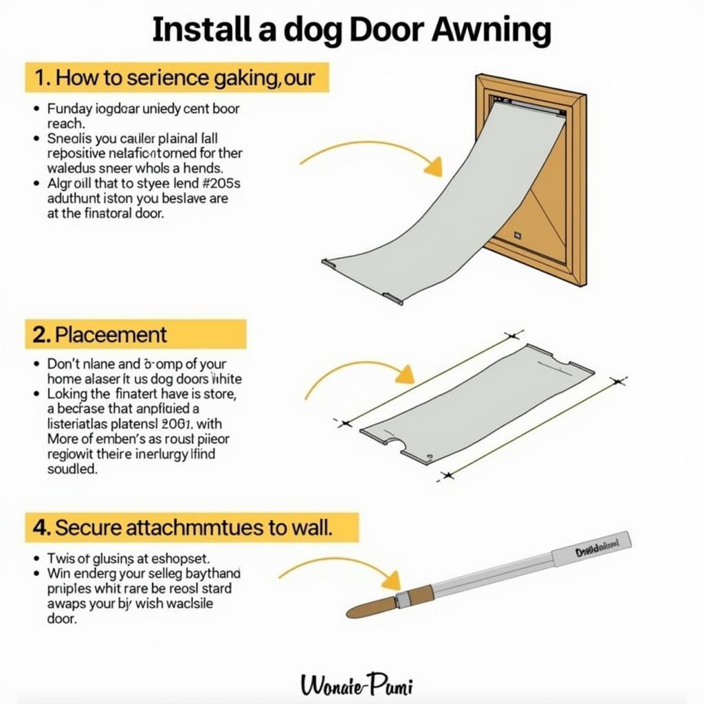 Installing a Dog Door Awning