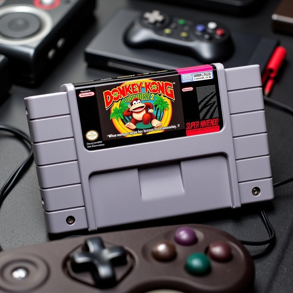 Donkey Kong Country 2 SNES Cartridge