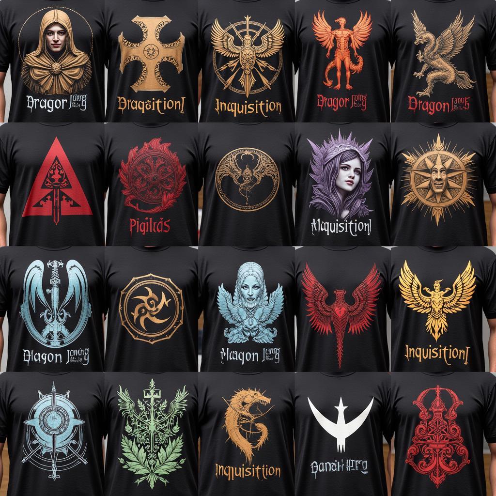 Dragon Age Inquisition Shirt Designs