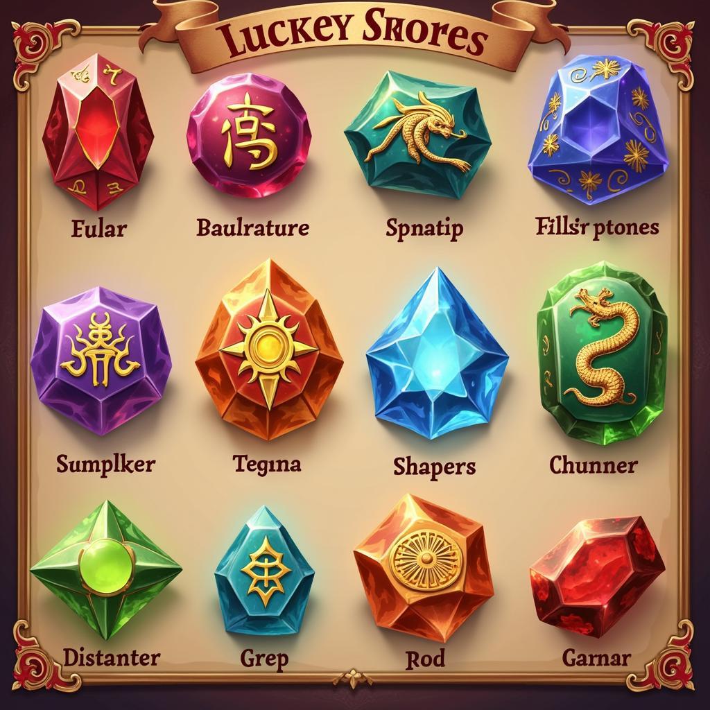 Different Types of Lucky Stones in Dragon Games