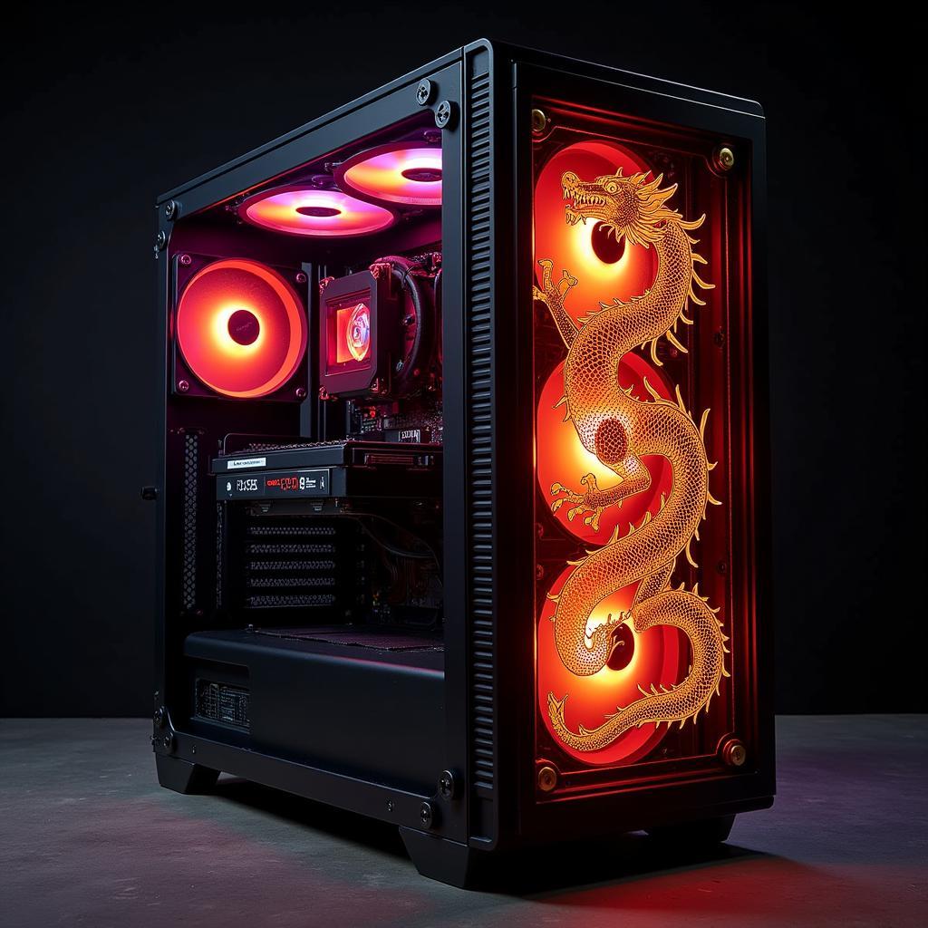 Dragon Themed PC Case Full Tower