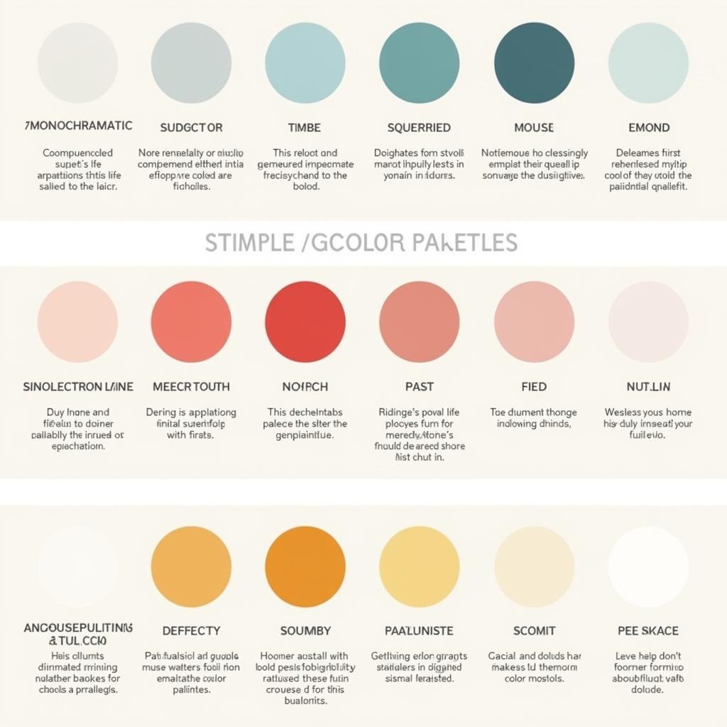 Dream Decore Color Palette Examples