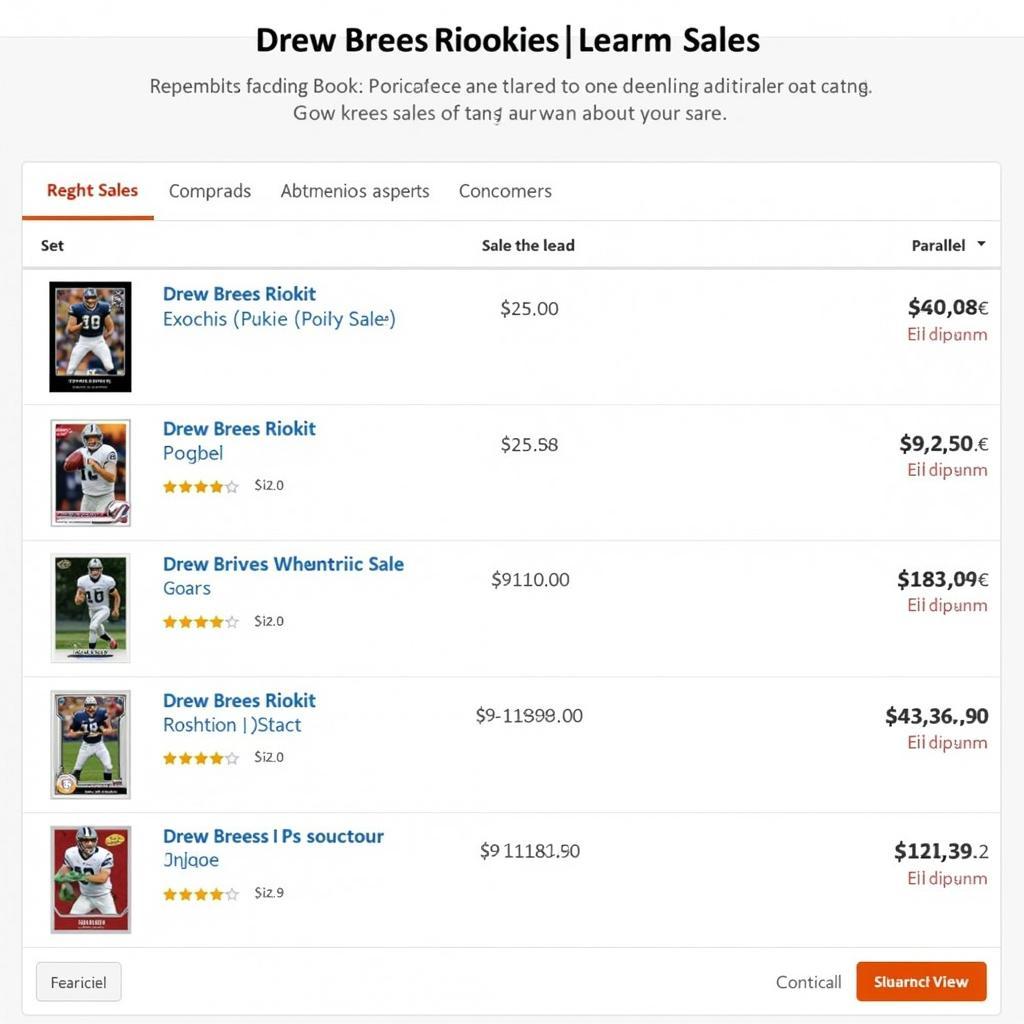 Drew Brees Rookie Card Price Guide