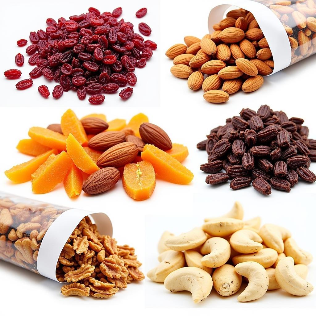 Healthy Dried Fruit and Nut Packet Mix