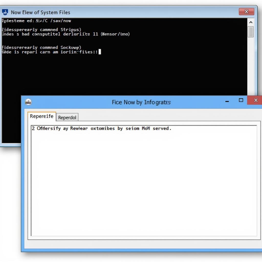 Running System File Checker in Command Prompt