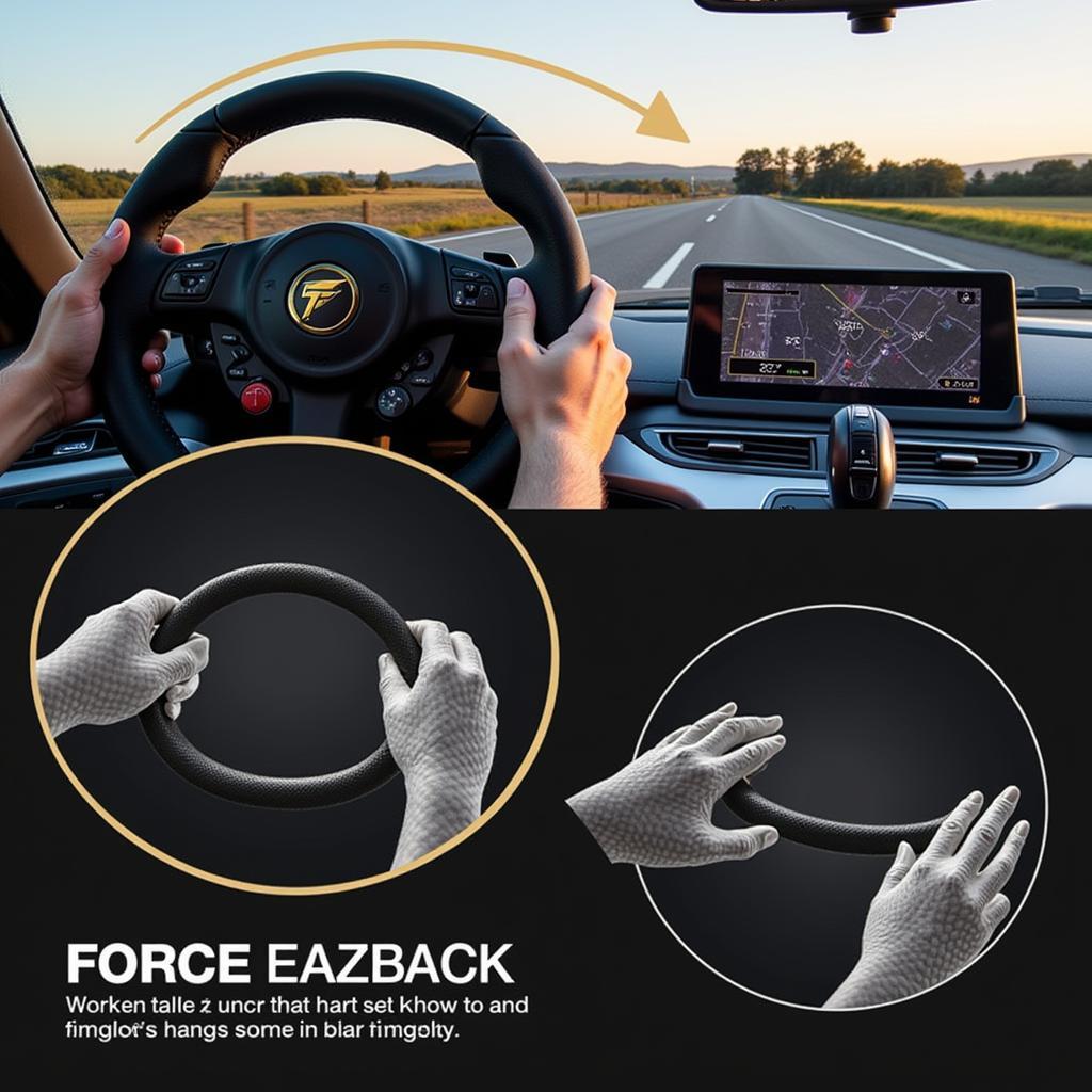 Driving Force GT Force Feedback in Action