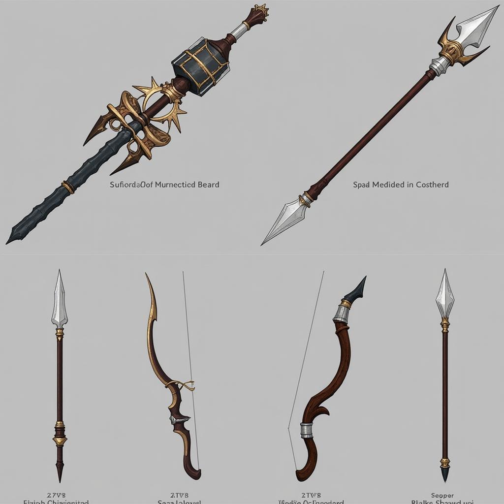 Dynasty Equipment: Weapon Types