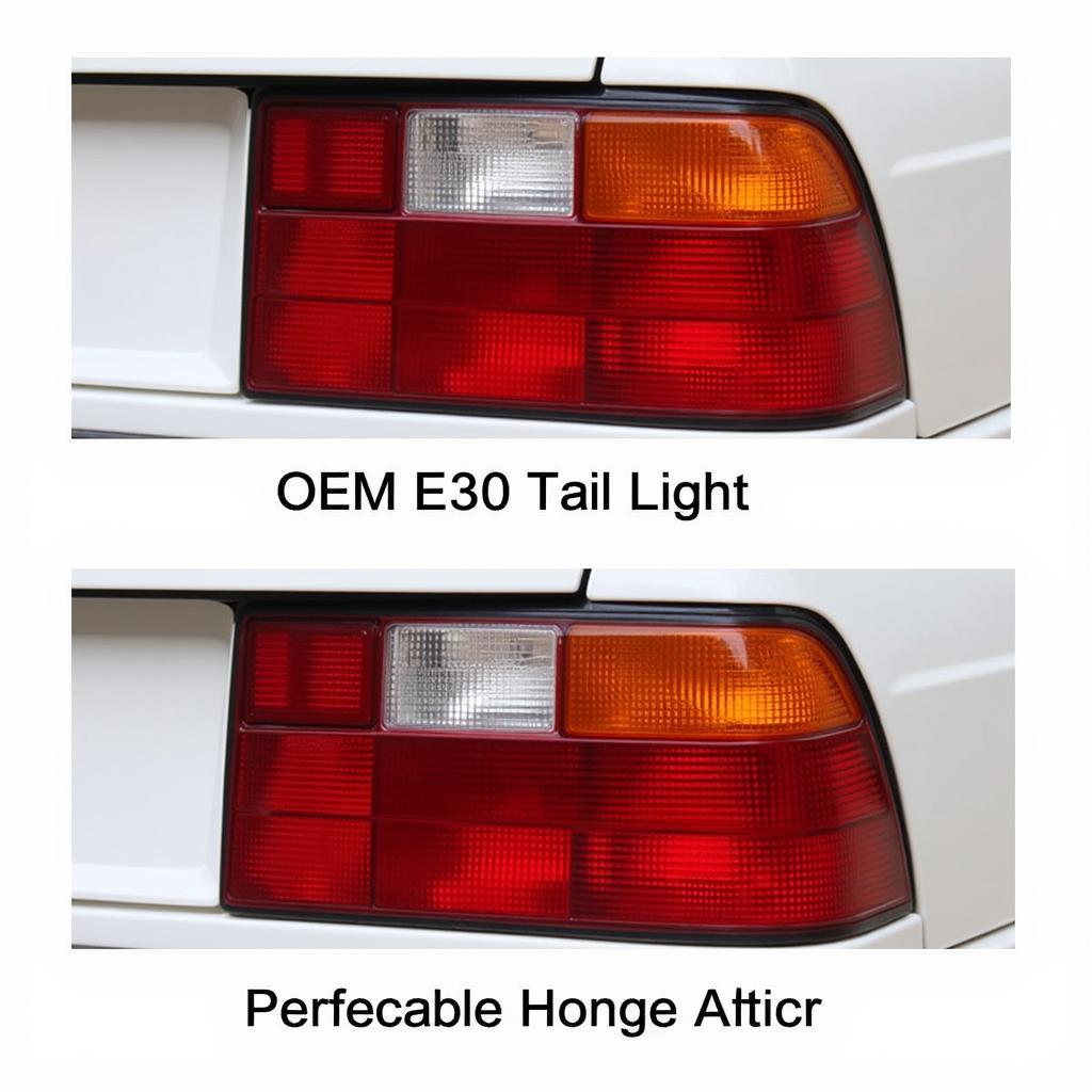 E30 Tail Light Comparison: OEM vs. Aftermarket