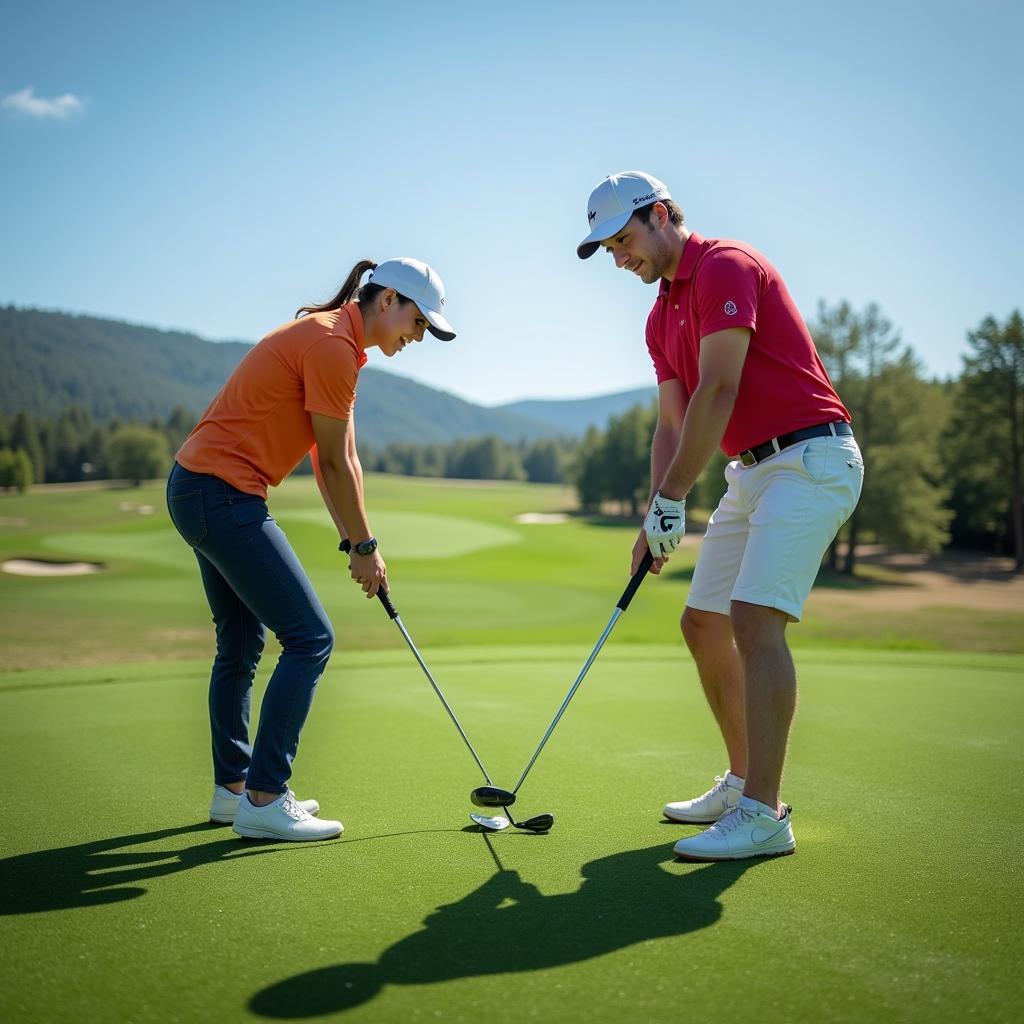 e6 connect Apex multiplayer mode allows golfers to compete against friends and other players online.