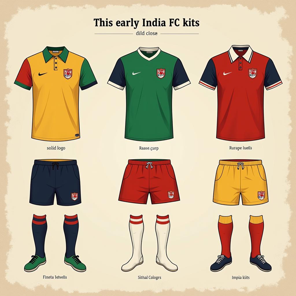 Early India FC Kit: Simple Design and Solid Colors