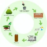 Ecocan Recycling Process: A visual representation of how ecocans are recycled and transformed back into new cans.