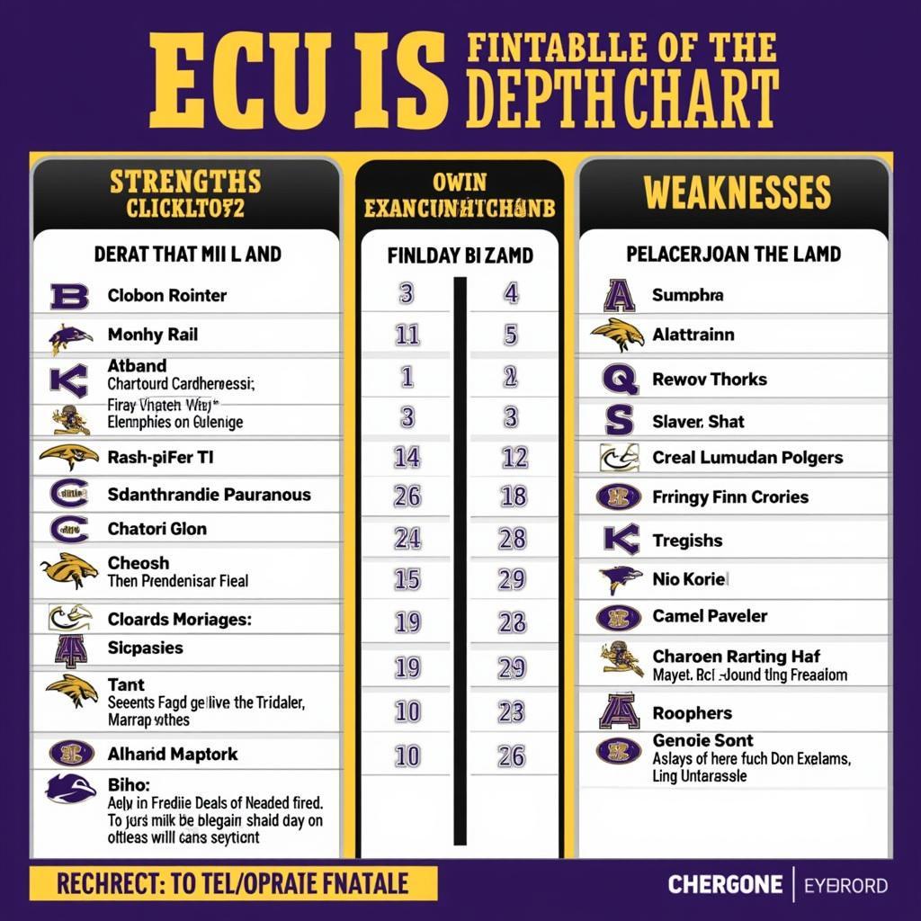 ECU Depth Chart Season Preview