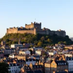 Edinburgh's Historic Cityscape: Edinburgh Castle and Old Town