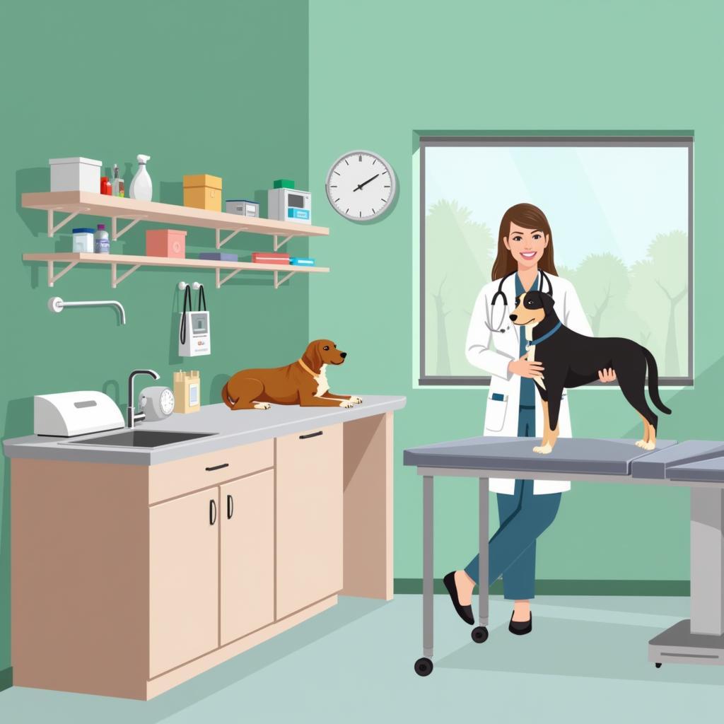 Efficient Veterinary Exam Room