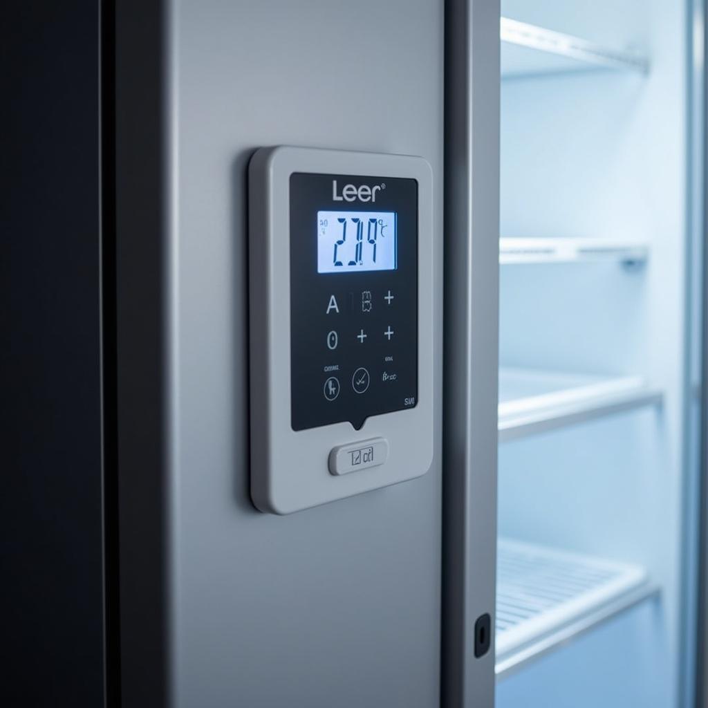 Energy-Efficient Leer Freezer with Digital Temperature Display