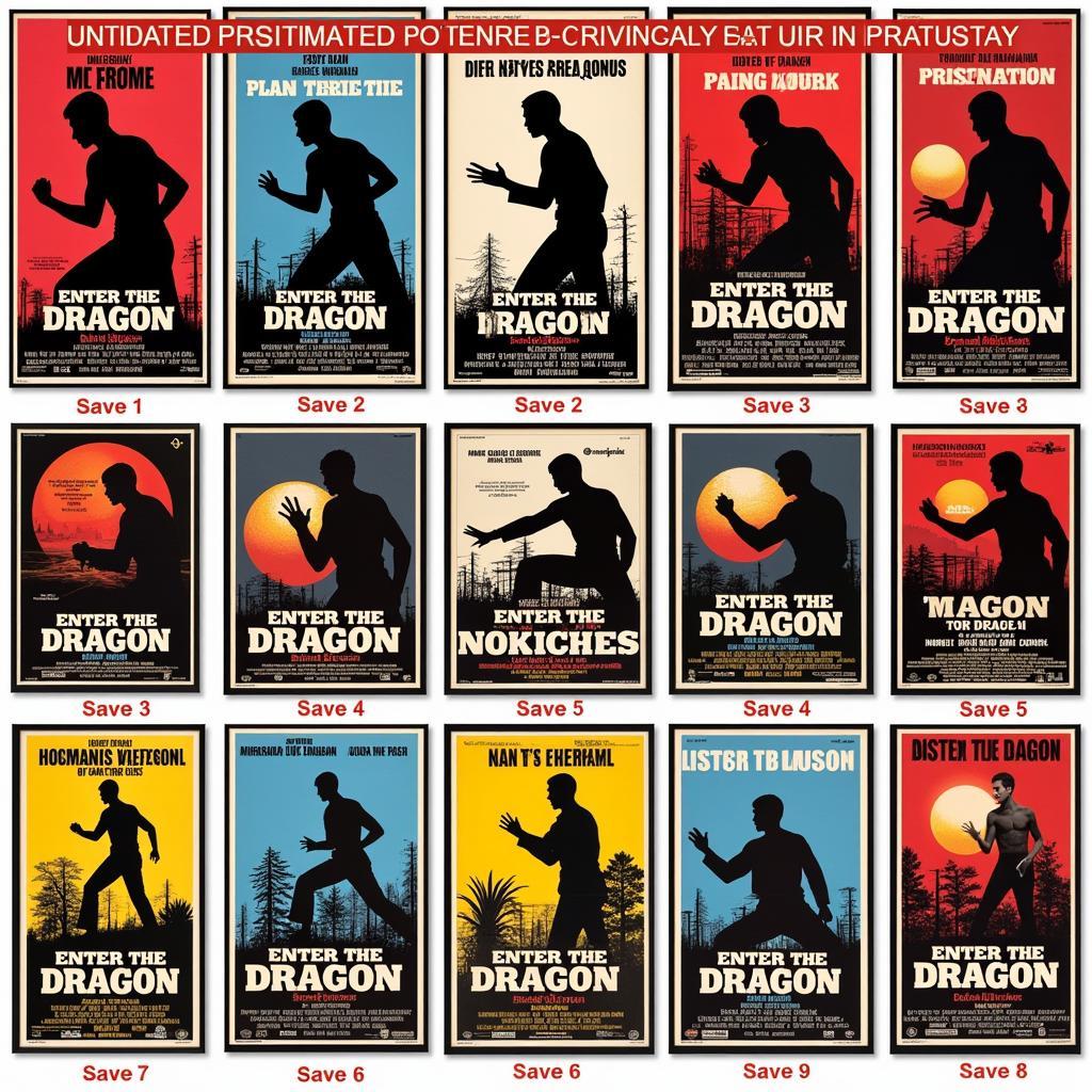 Enter the Dragon Poster Variations and Their Value