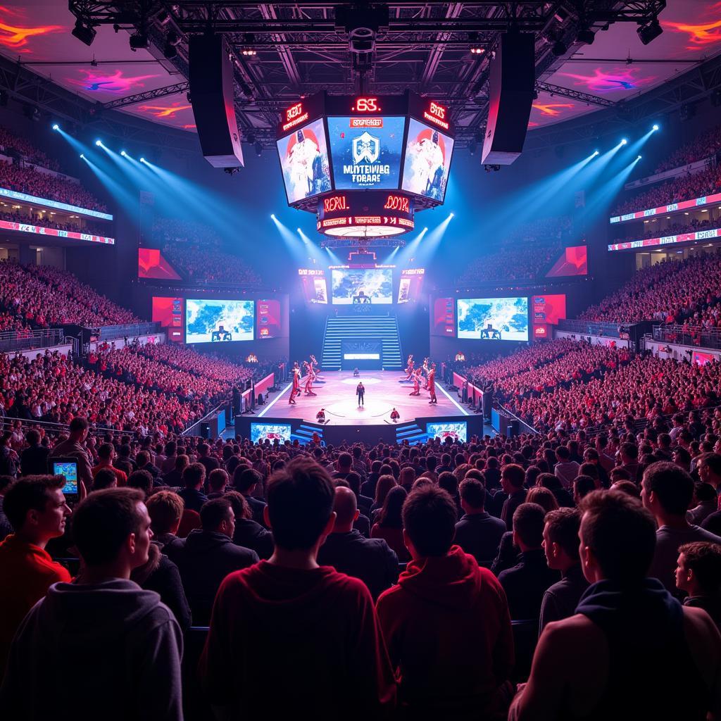 Esports Arena Packed with Fans