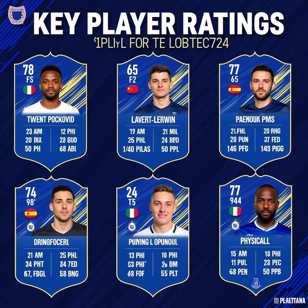 Everton FC 24 Player Ratings Predictions