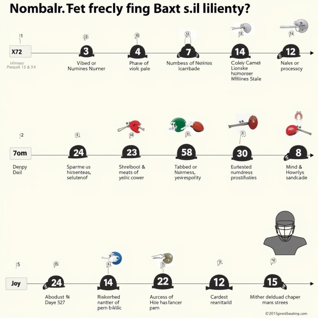 Evolution of Football Helmet Numbering in Football