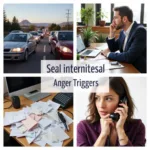 External triggers of andger in daily life like traffic and work stress