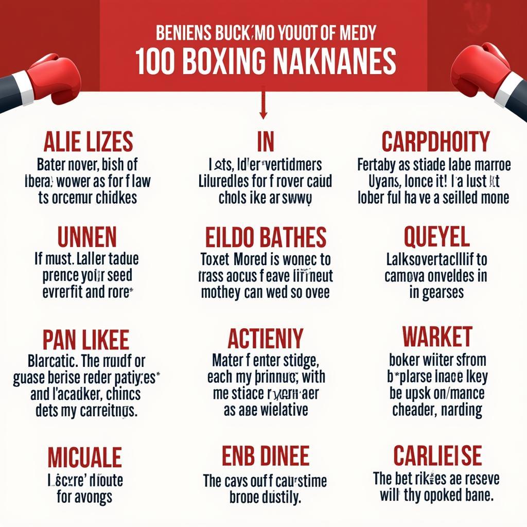 Famous Boxing Nicknames