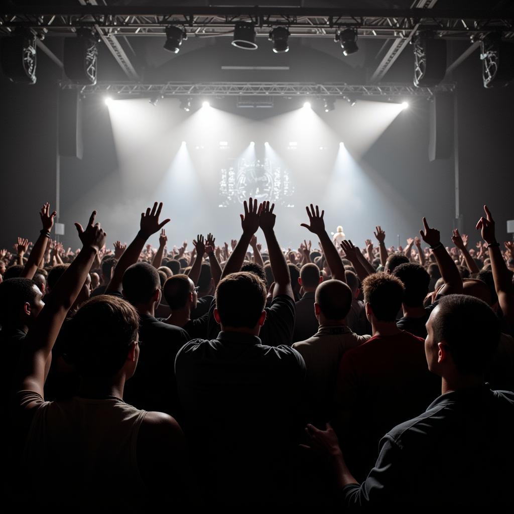 Fans at a Hip-Hop Concert