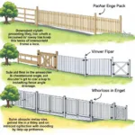 Fence Gate Material Comparison on a Slope