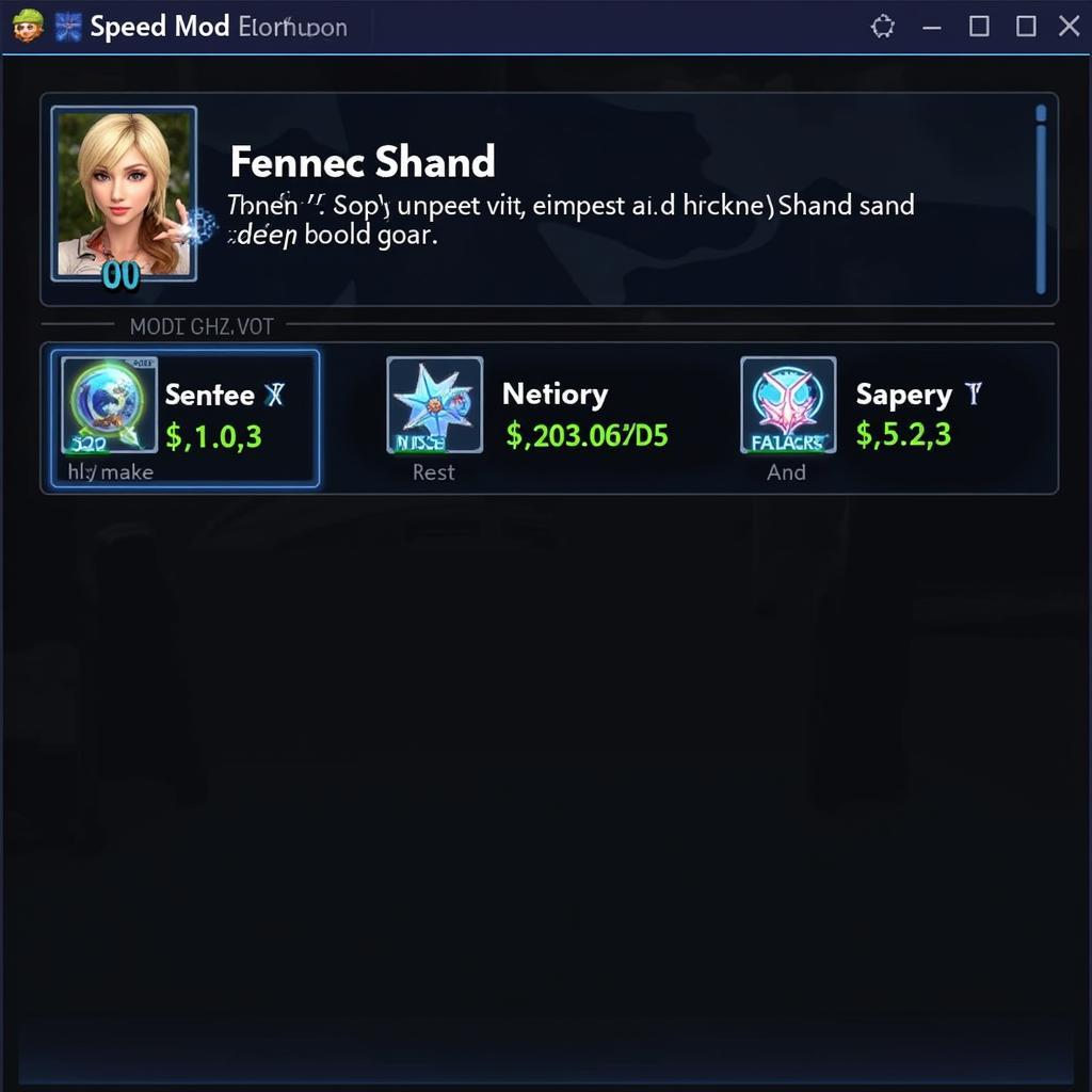 Fennec Shand Speed Mods in Galaxy of Heroes