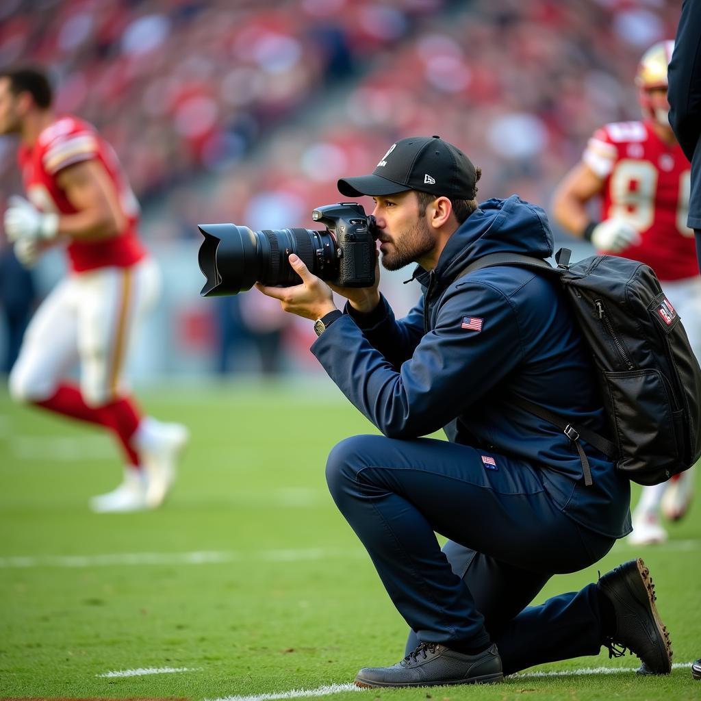 Capturing the Action: Field Level Football Photography