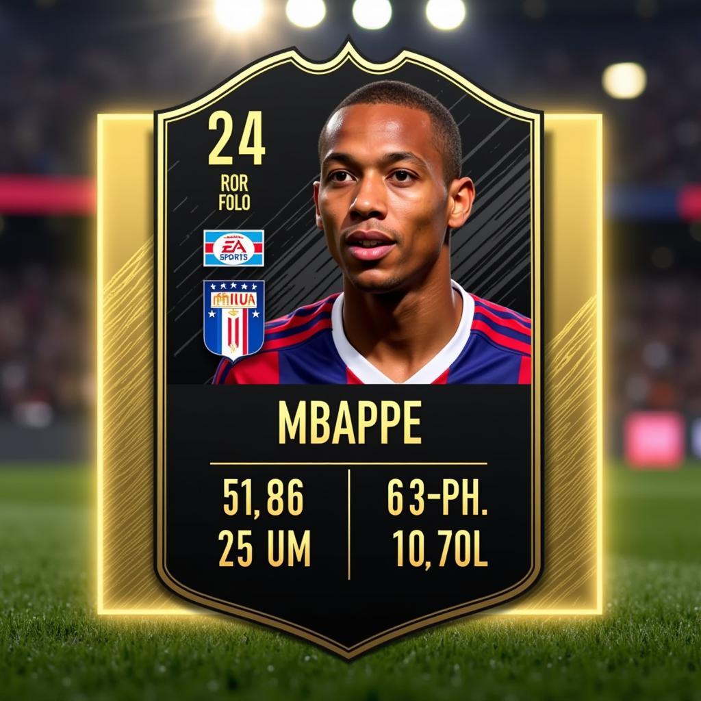 FIFA 18 Kylian Mbappe Player Card