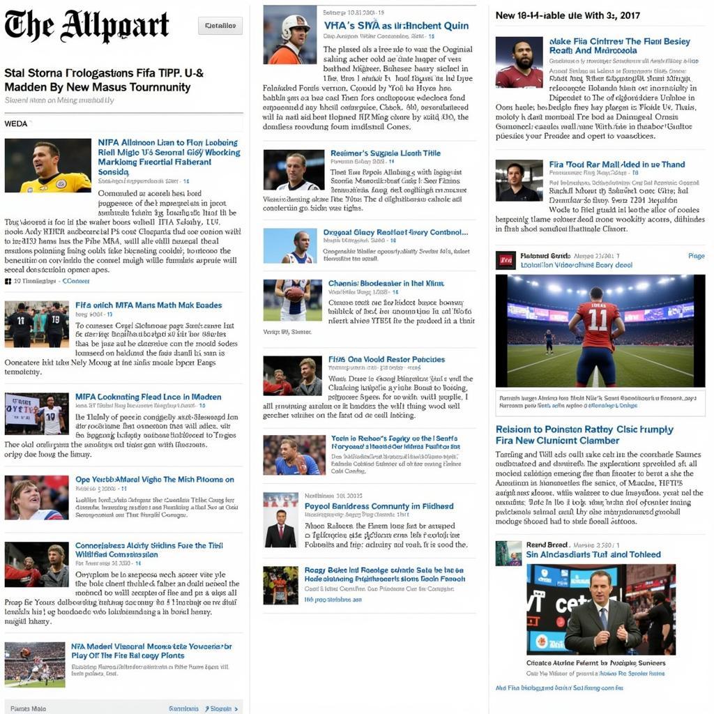 FIFA and Madden NYT Coverage