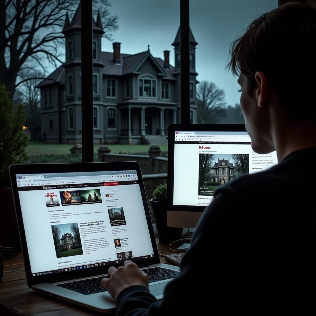 Finding Haunted House Rentals Online