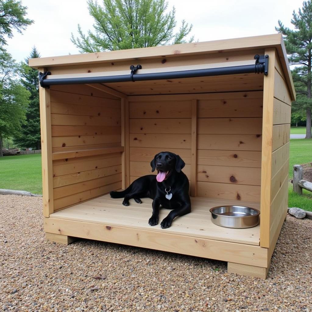 A Finished Dog Porch