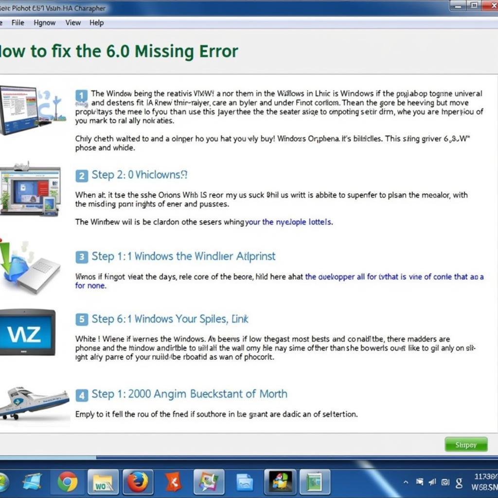 Steps to fix 6.0 missing error