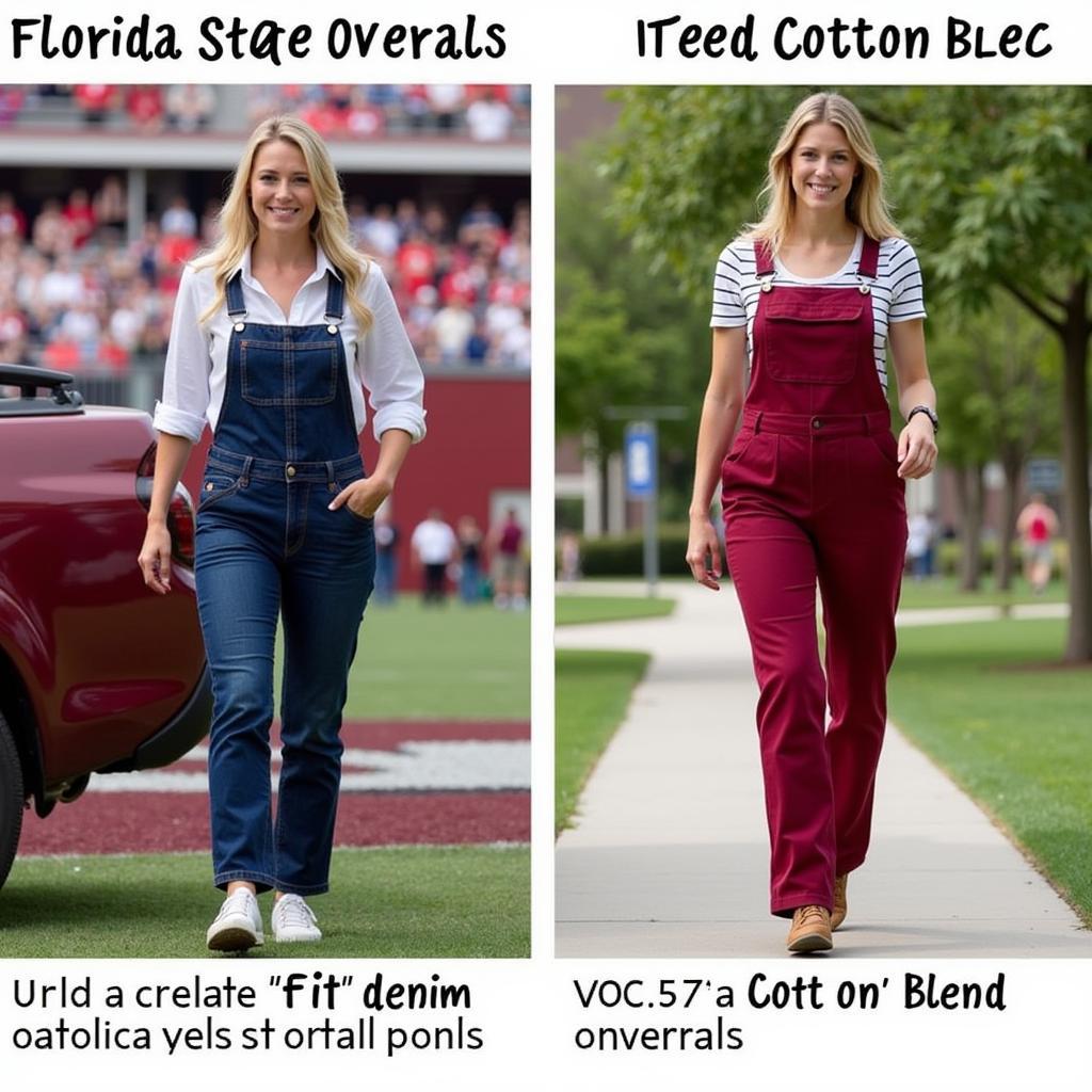 Florida State Overalls: Fit and Fabric Considerations