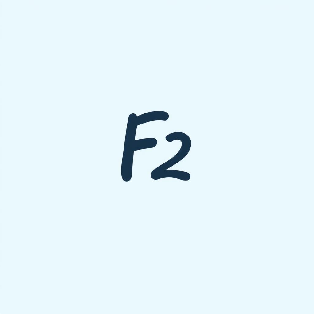 Molecular Structure of Fluorine Gas (F2)