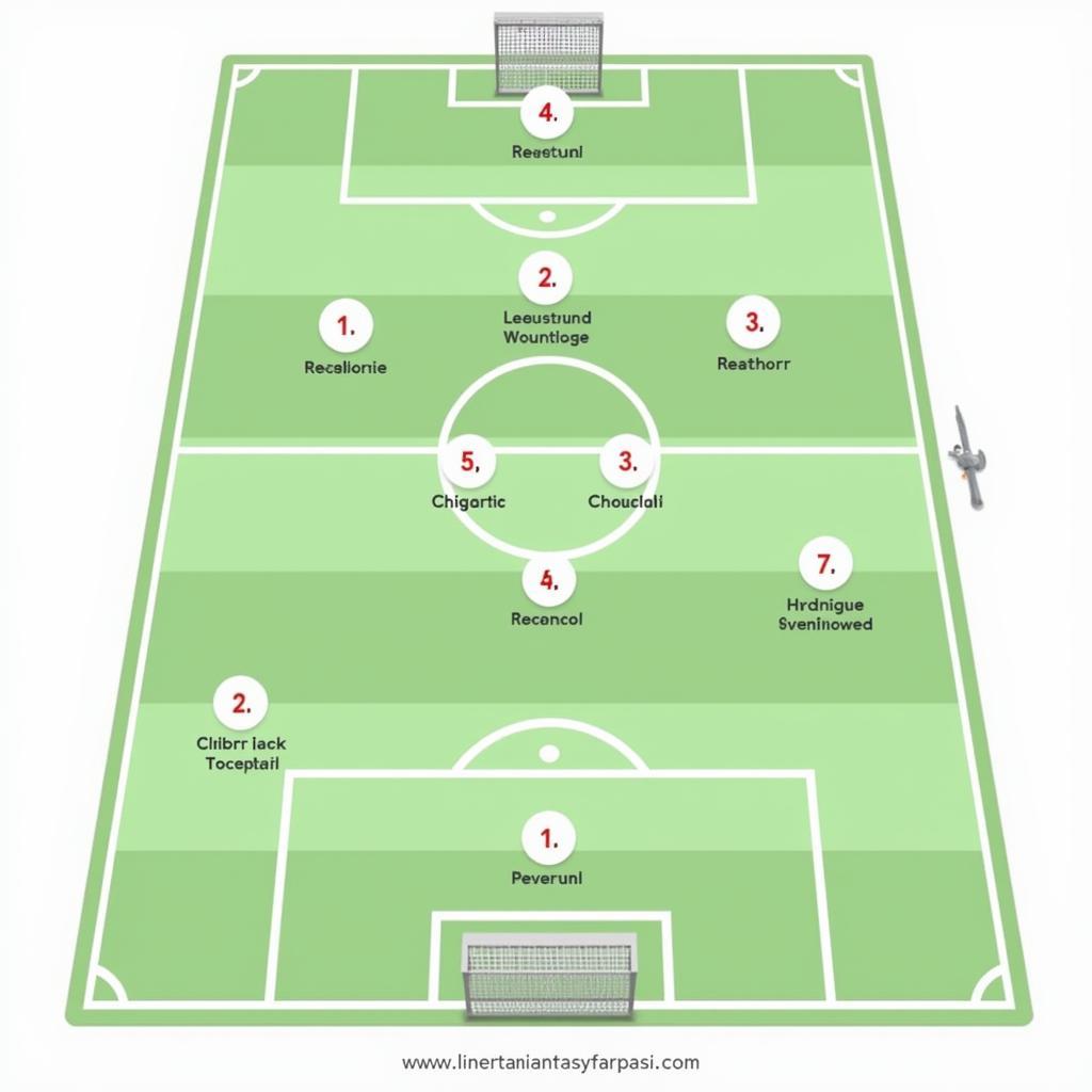 4-3-3 Football Lineup Template Example